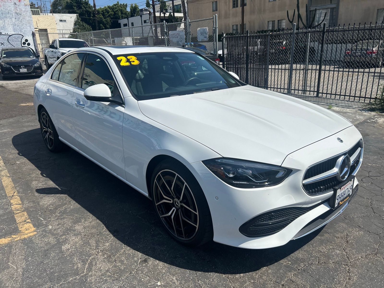 Polar White 2023 Mercedes-Benz C-Class C 300 RWD Sedan Rear-Wheel Drive 9-Speed Automatic