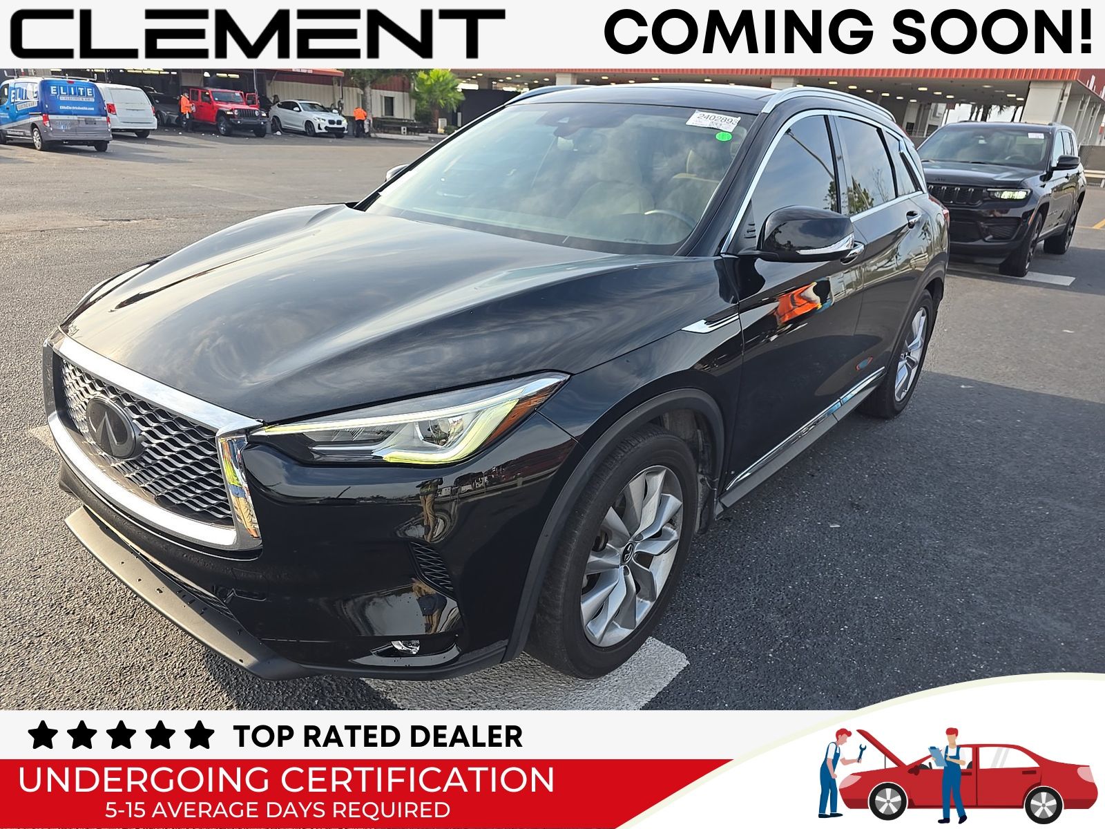 Black Obsidian 2019 INFINITI QX50 SUV / Crossover Front-Wheel Drive Continuously Variable Transmission