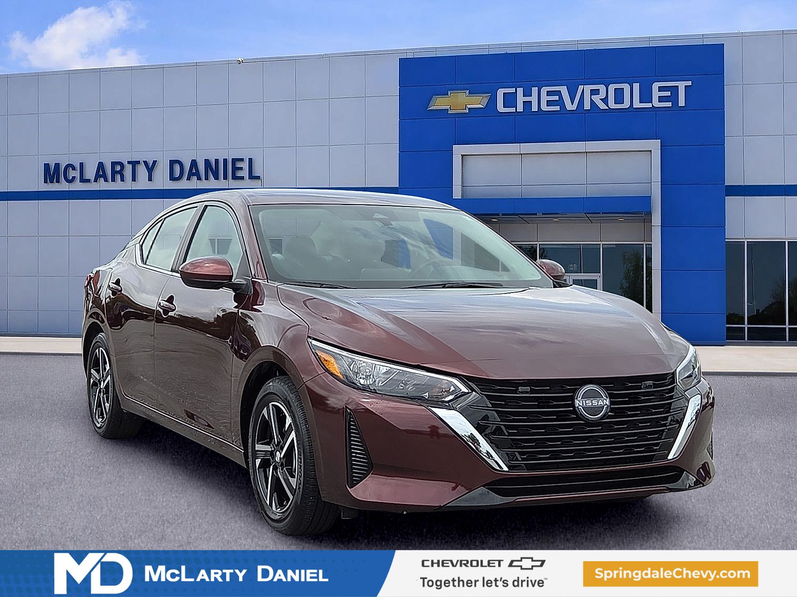 Rosewood Metallic 2025 Nissan Sentra Sedan Front-Wheel Drive Continuously Variable Transmission