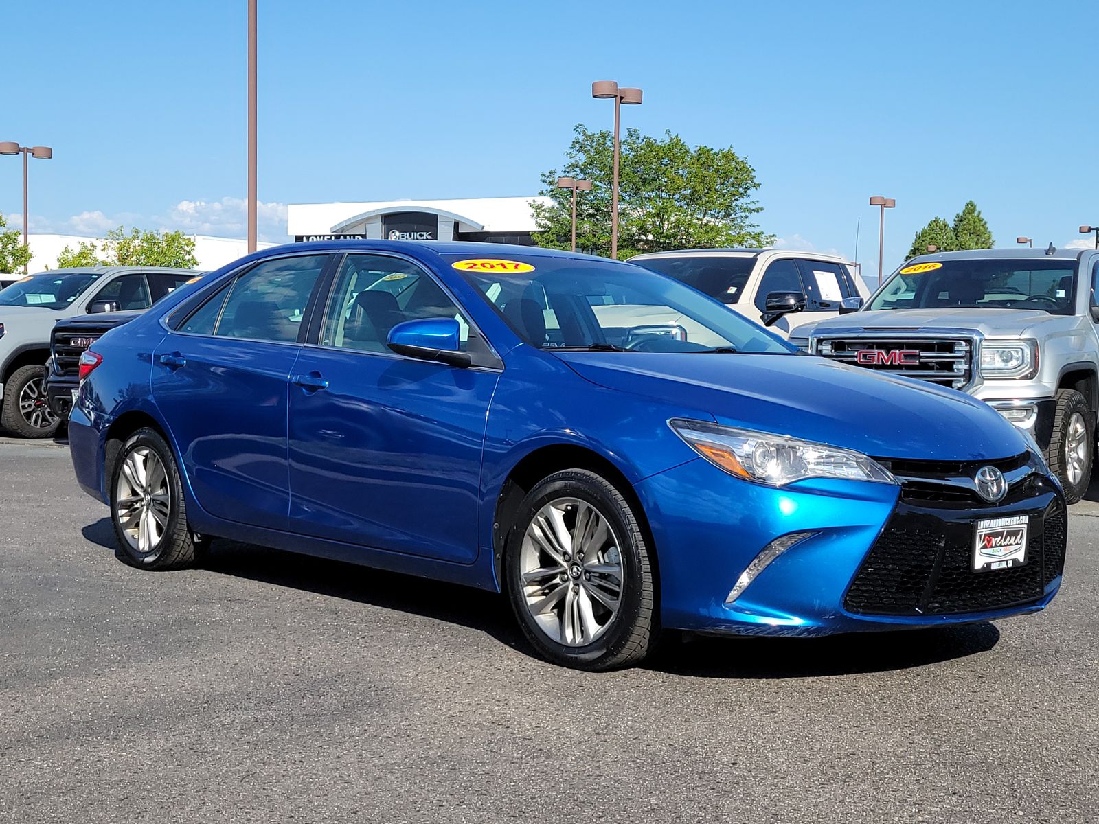 Blue Streak Metallic 2017 Toyota Camry Sedan Front-Wheel Drive 6-Speed Automatic