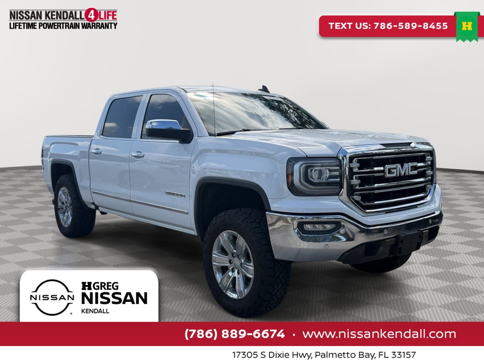 Summit White 2018 GMC Sierra 1500 Pickup Truck 4X2 6-Speed Automatic Overdrive