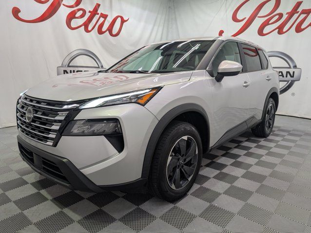 Brilliant Silver Metallic 2024 Nissan Rogue SV AWD SUV / Crossover All-Wheel Drive Continuously Variable Transmission