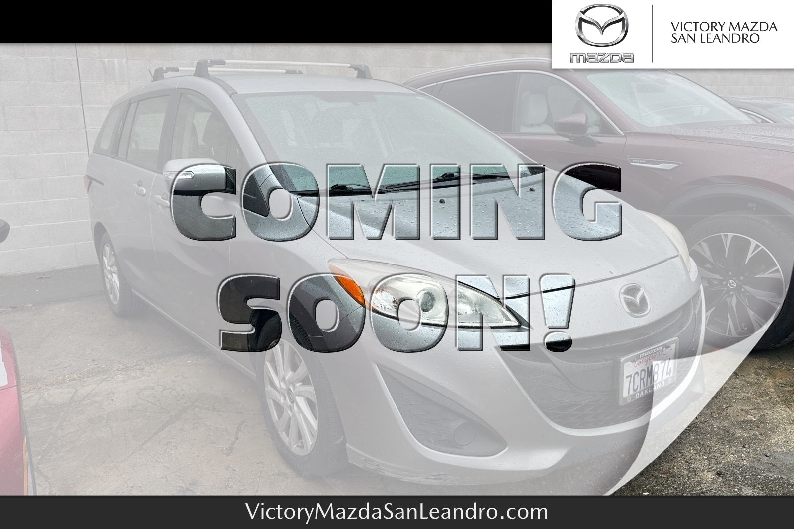 Liquid Silver Metallic 2013 Mazda MAZDA5 Sport Minivan Front-Wheel Drive 6-Speed Manual