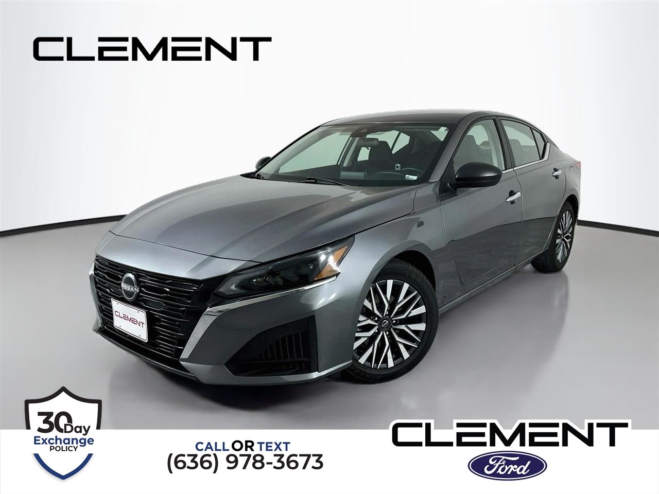 Gray (Gun Metallic) 2025 Nissan Altima Sedan Front-Wheel Drive Continuously Variable Transmission