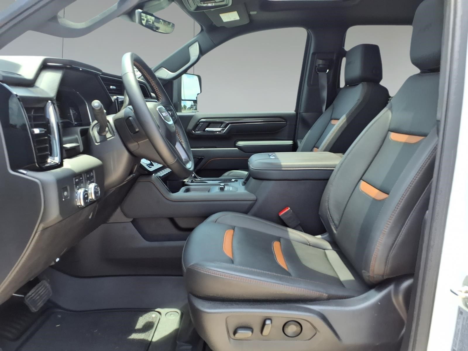 2024 GMC Sierra 2500HD AT4 White at Central Houston Nissan
