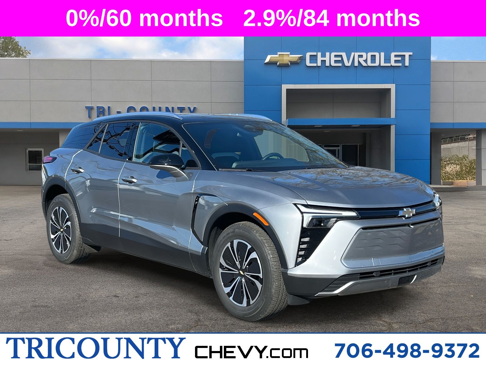 Sterling Gray Metallic 2025 Chevrolet Blazer EV LT RWD SUV / Crossover Front-Wheel Drive 1-Speed Automatic