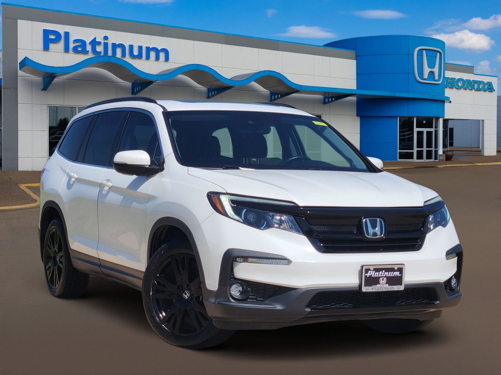 White 2021 Honda Pilot SUV / Crossover All-Wheel Drive 9-Speed Automatic