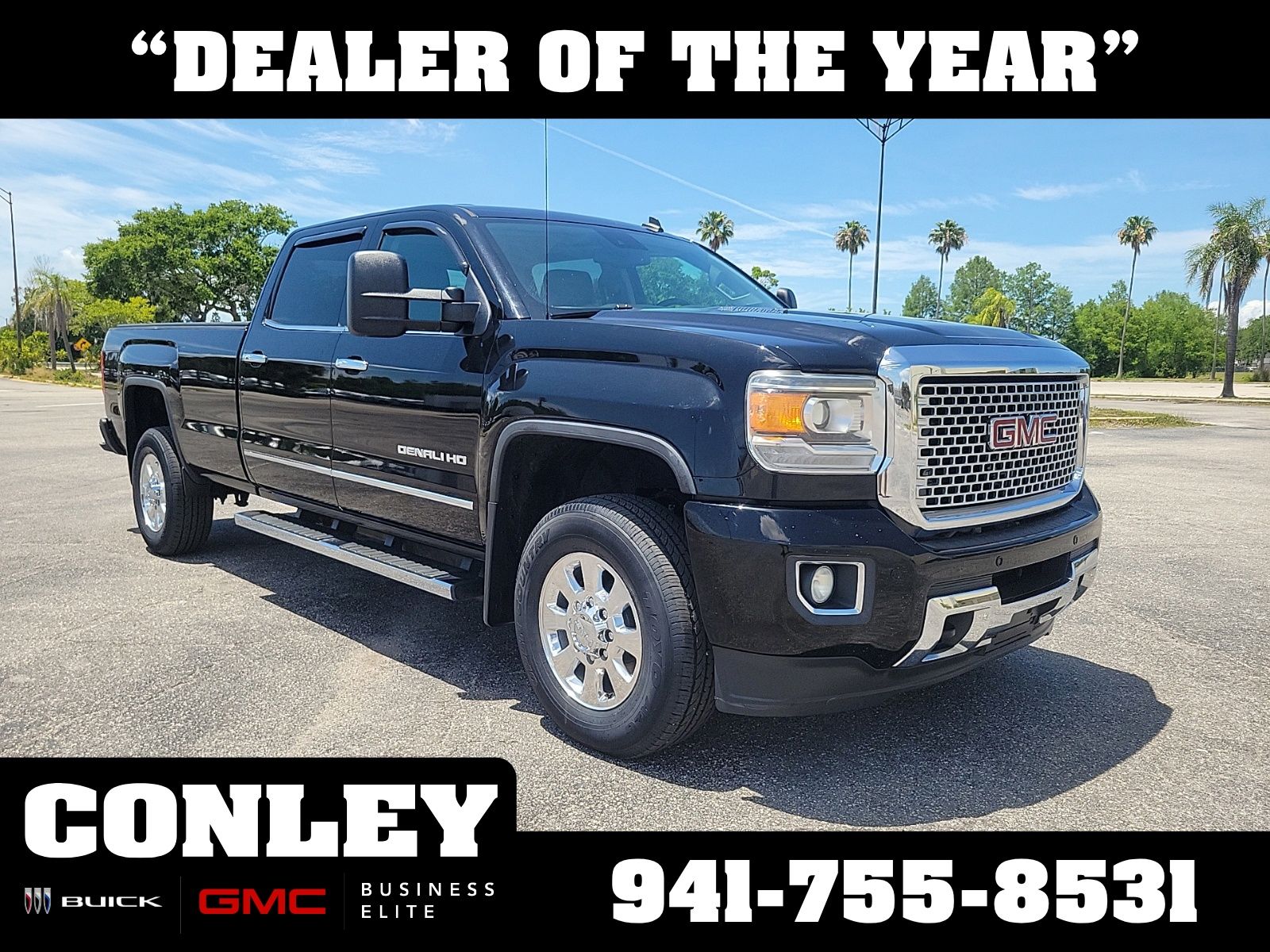 Onyx Black 2015 GMC Sierra 3500HD Pickup Truck Four-Wheel Drive 6-Speed Automatic
