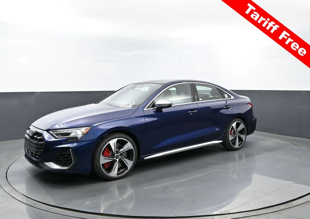 Blue 2026 Audi S3 Sedan All-Wheel Drive 7-Speed Automatic