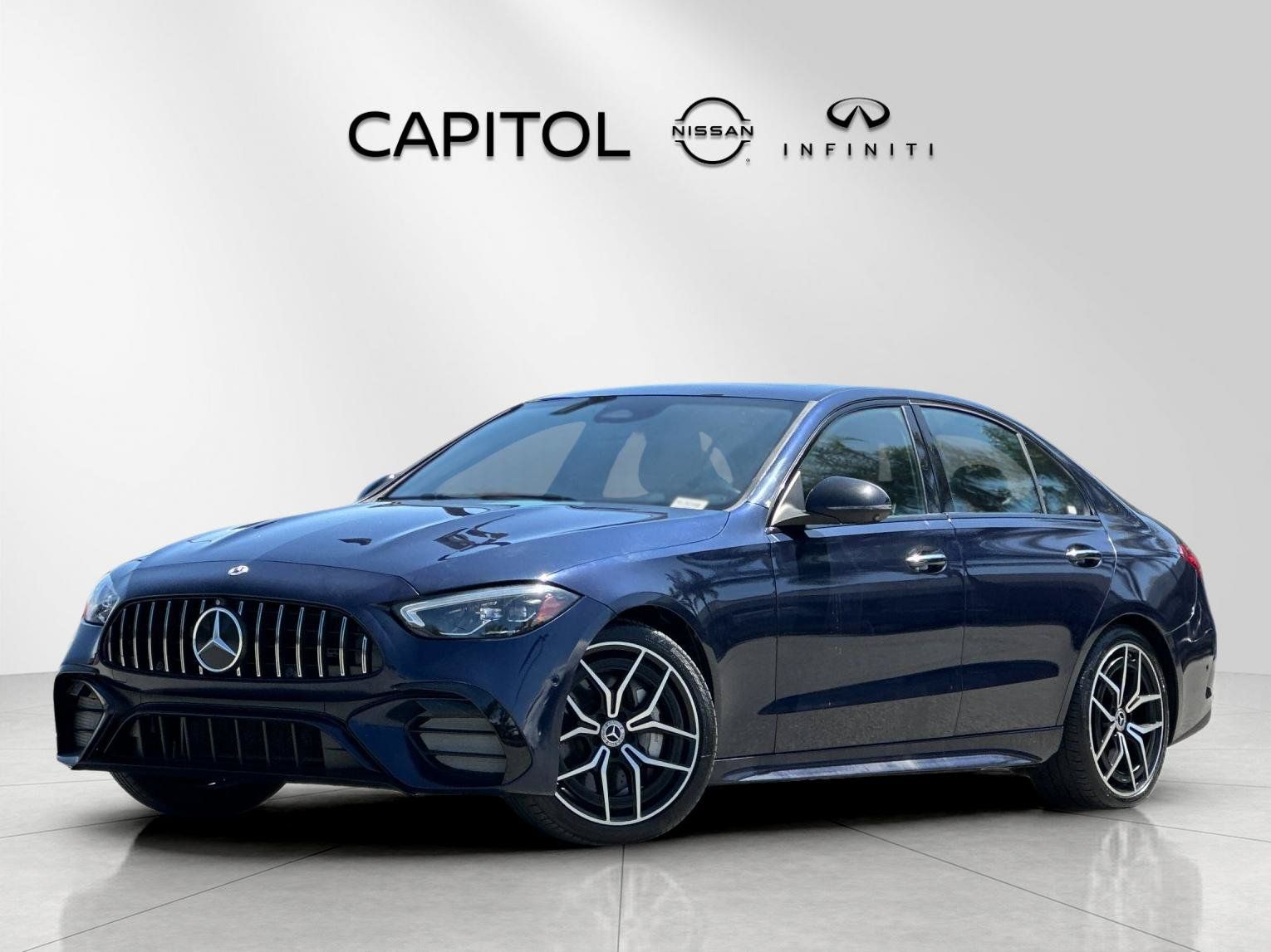 Starling Blue Metallic 2023 Mercedes-Benz C-Class Sedan Rear-Wheel Drive 9-Speed Automatic