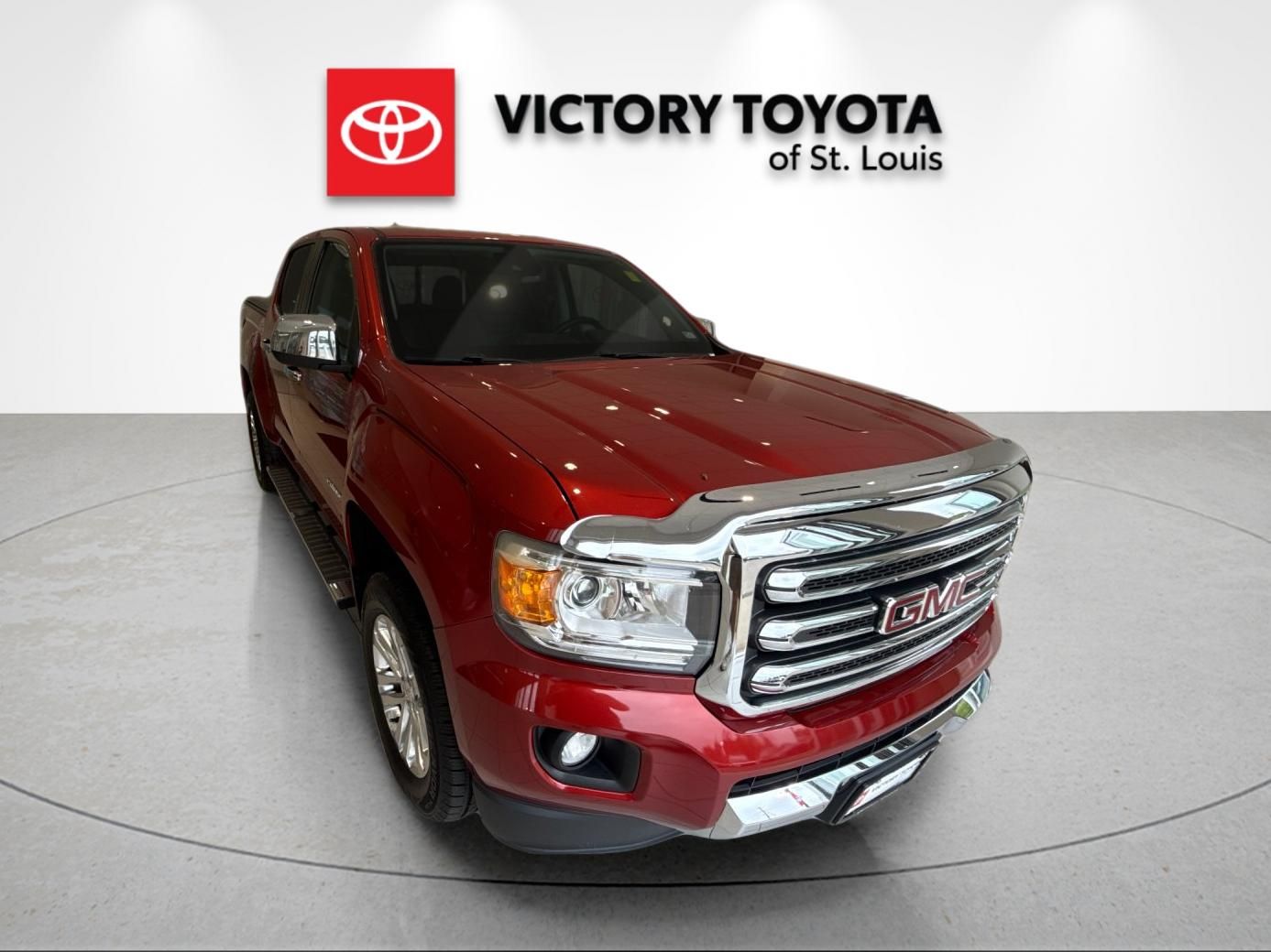 Copper Red Metallic 2016 GMC Canyon SLT Crew Cab 4WD Pickup Truck Four-Wheel Drive 6-Speed Automatic