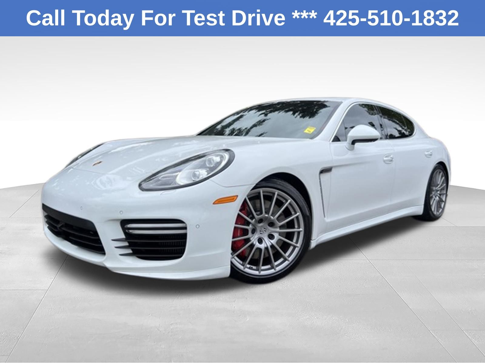 White 2014 Porsche Panamera Sedan All-Wheel Drive 7-Speed Automatic