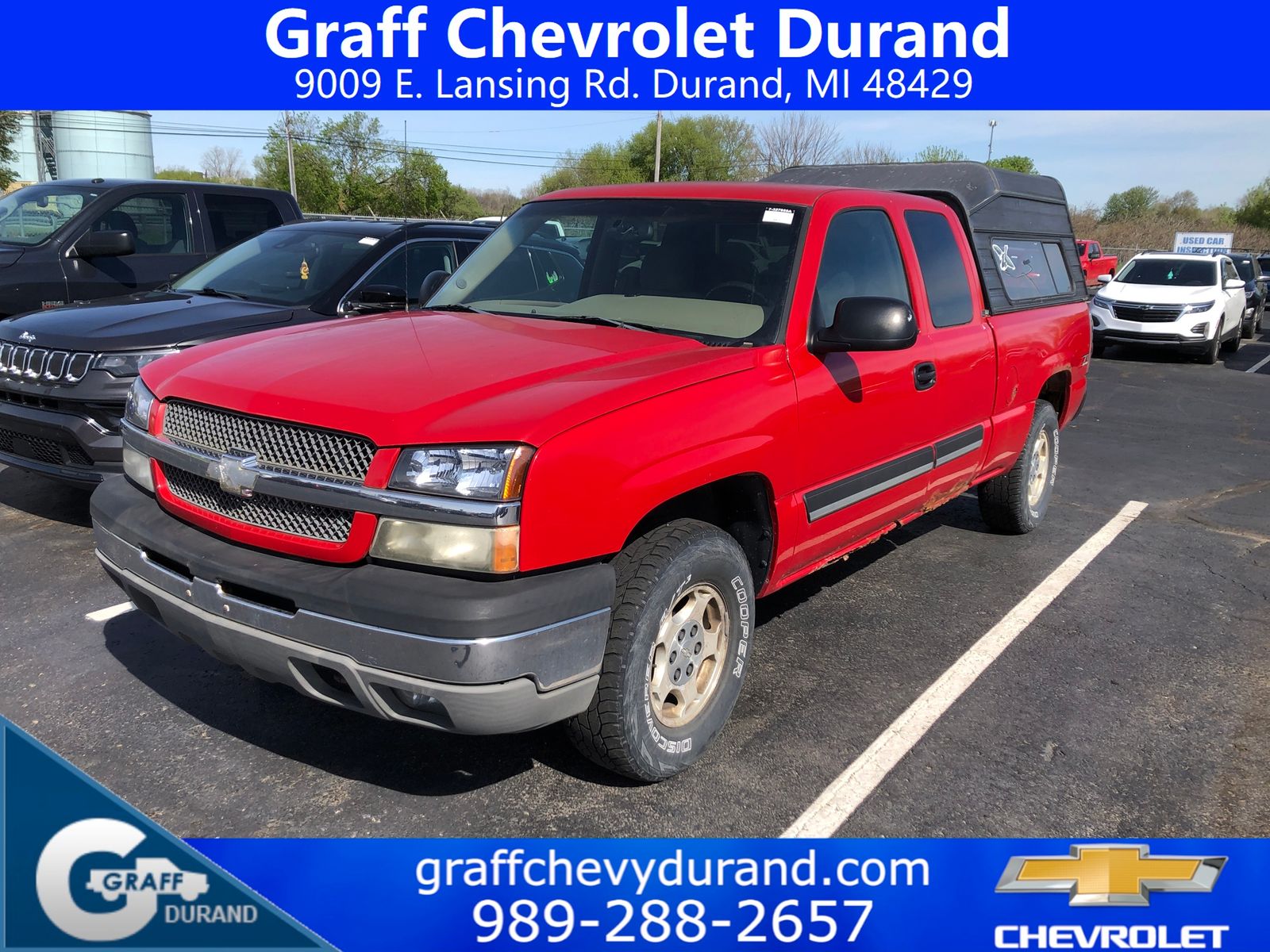 Wildfire Red 2003 Chevrolet Silverado 1500 LS Extended Cab 4WD Pickup Truck Four-Wheel Drive 4-Speed Automatic Overdrive