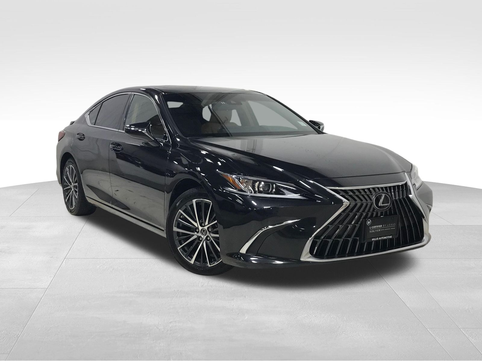 Black (Caviar) 2023 Lexus ES Hybrid Sedan Front-Wheel Drive Continuously Variable Transmission