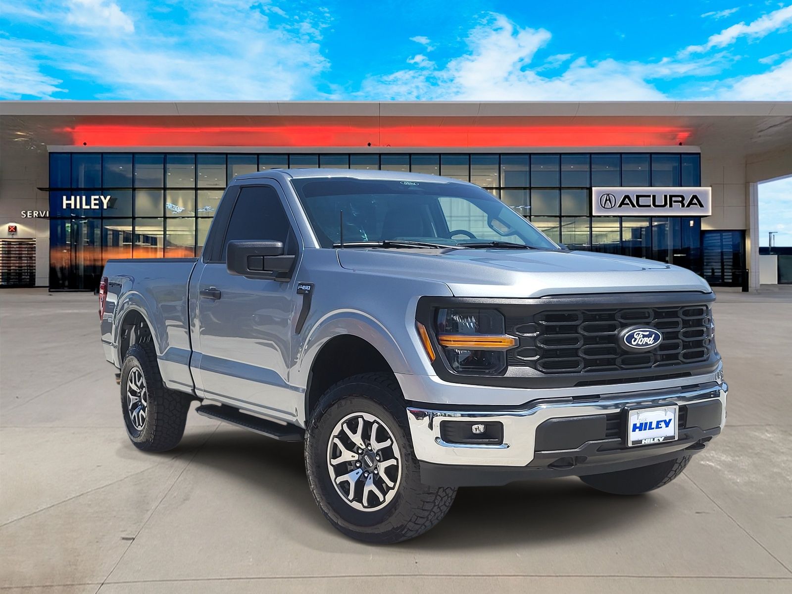 Silver Metallic 2025 Ford F-150 Pickup Truck Four-Wheel Drive Automatic