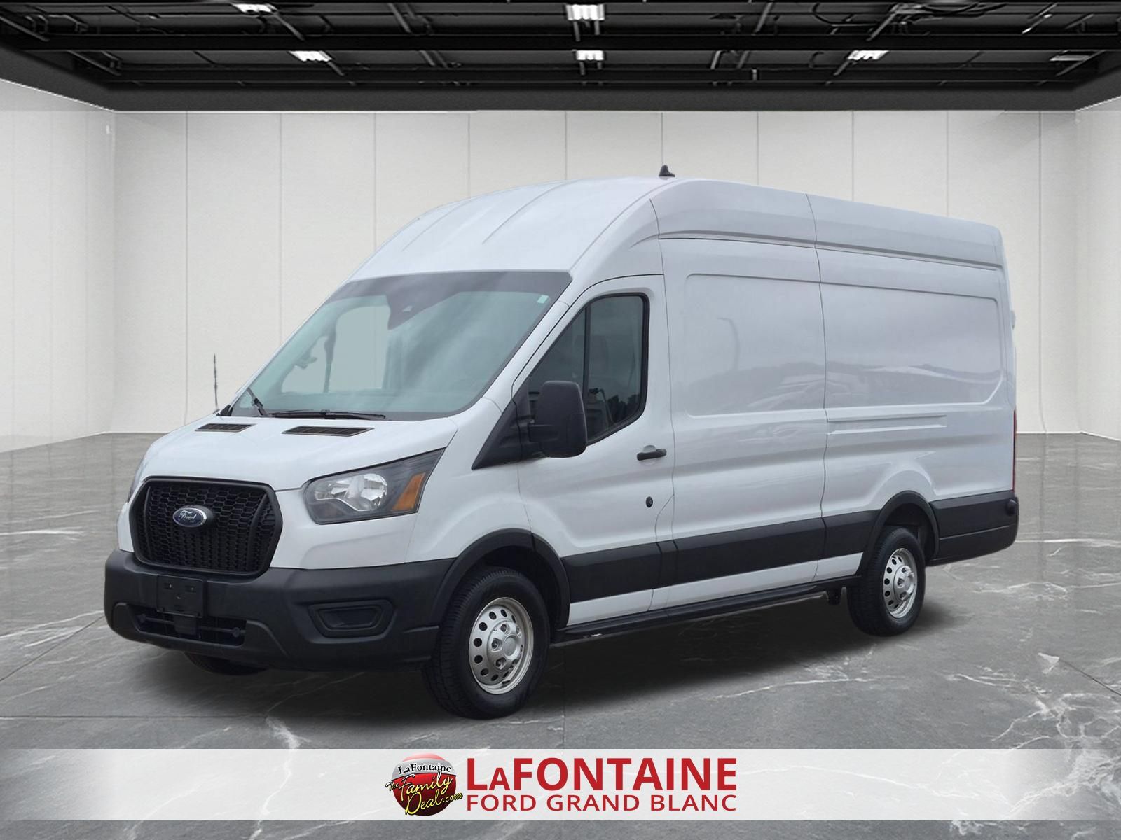 Oxford White 2024 Ford Transit Cargo Van All-Wheel Drive