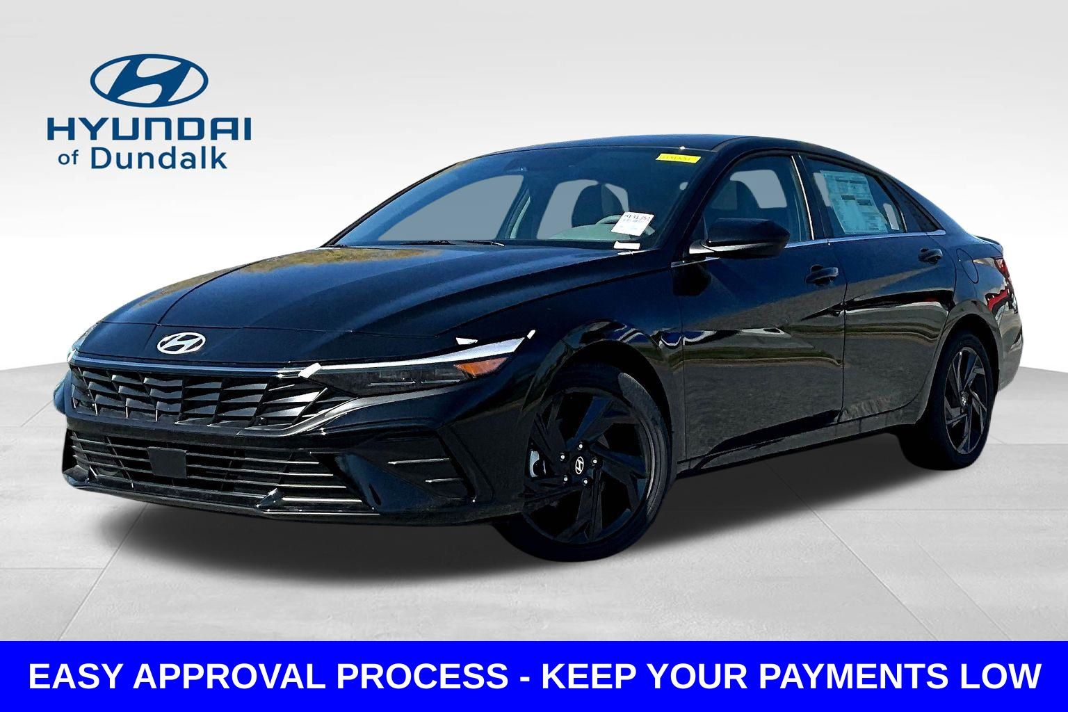 Abyss Black 2026 Hyundai Elantra SEL Sport Premium FWD Sedan Front-Wheel Drive Continuously Variable Transmission