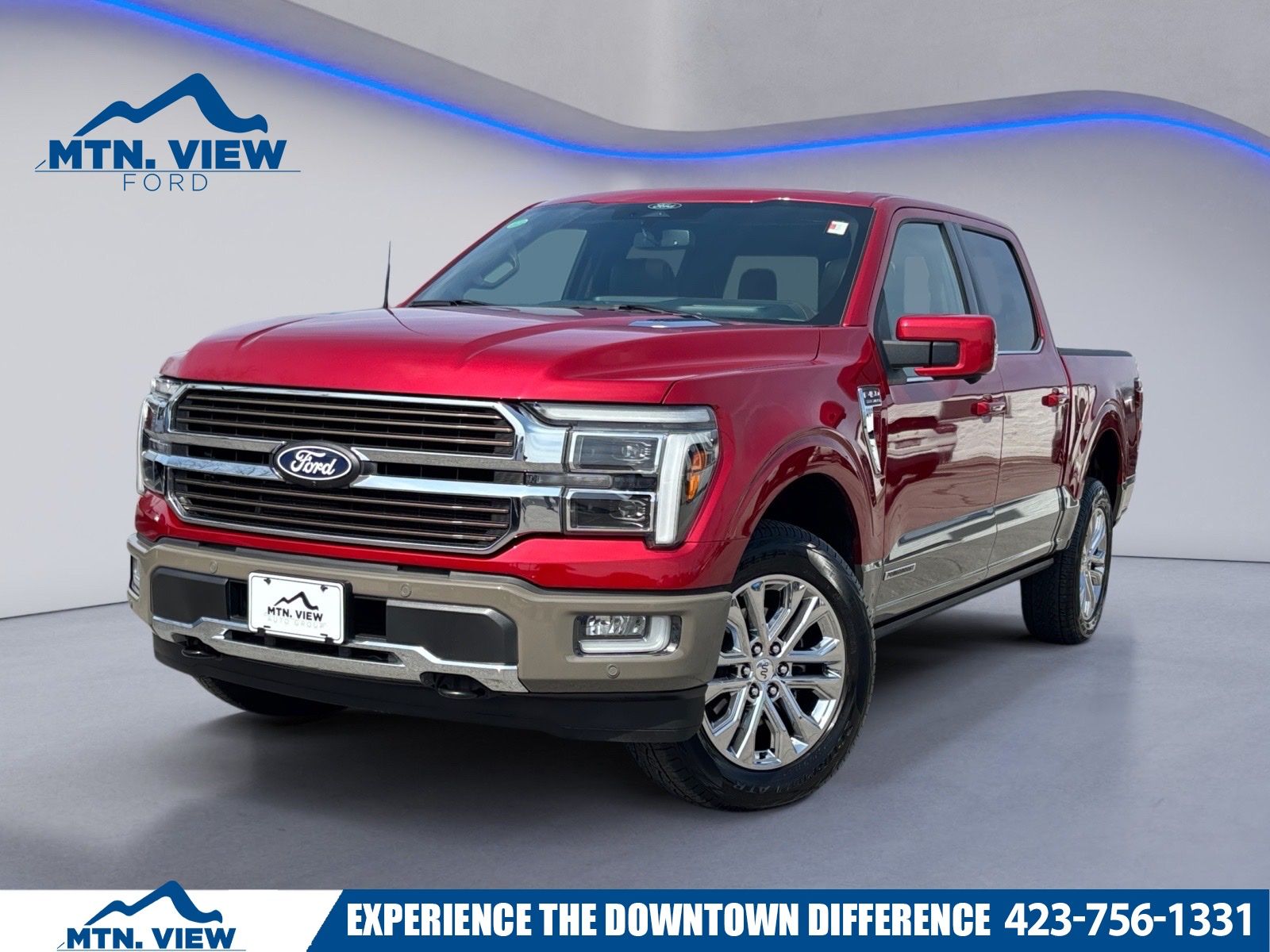 Brown 2025 Ford F-150 Pickup Truck Four-Wheel Drive Automatic