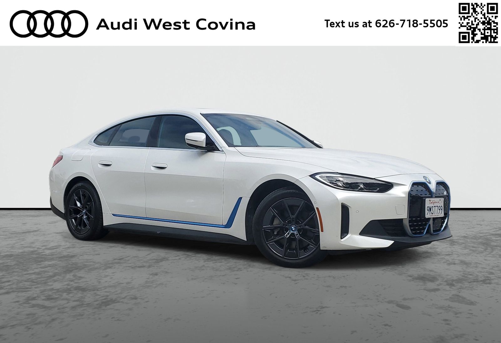Mineral White Metallic 2024 BMW i4 eDrive40 Gran Coupe FWD Sedan Rear-Wheel Drive Automatic