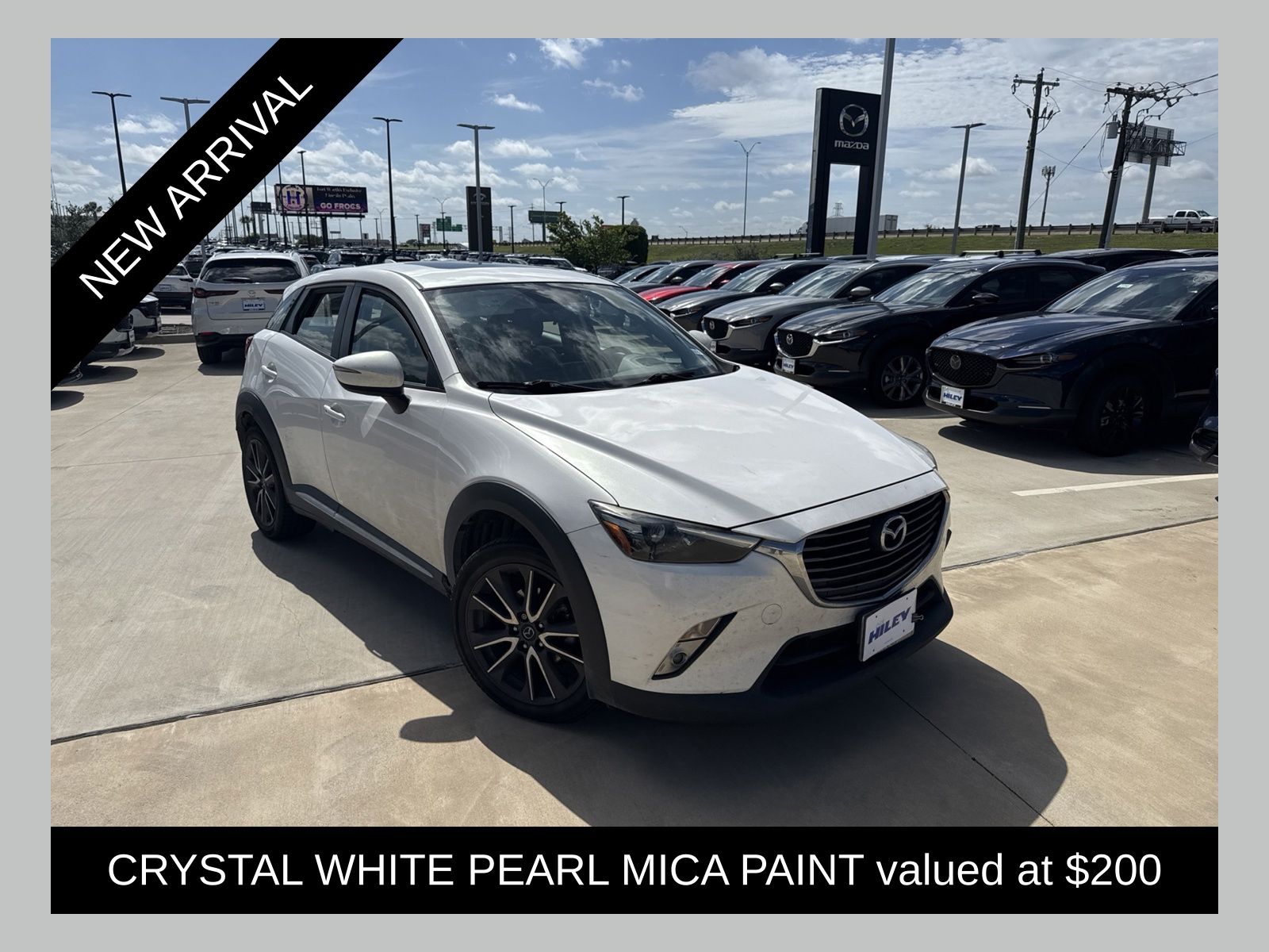 Crystal White Pearl Mica 2017 Mazda CX-3 Grand Touring SUV / Crossover Front-Wheel Drive 6-Speed Automatic