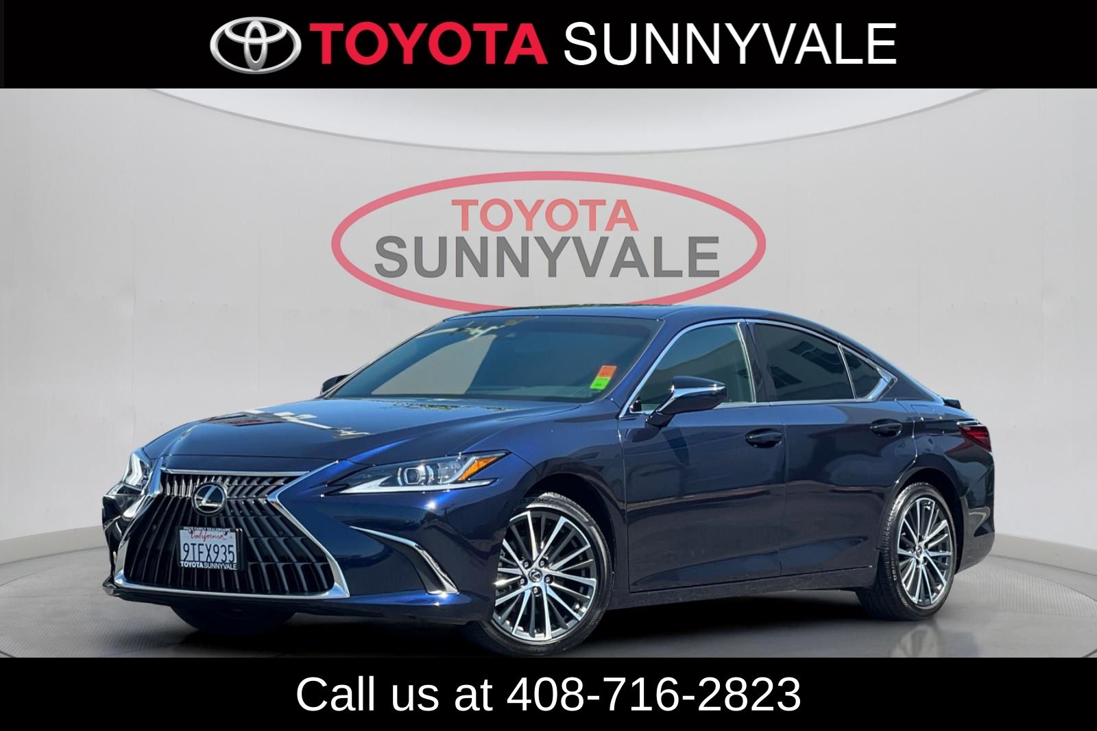 Blue 2025 Lexus ES Hybrid 300h F SPORT Design FWD Sedan Front-Wheel Drive Continuously Variable Transmission