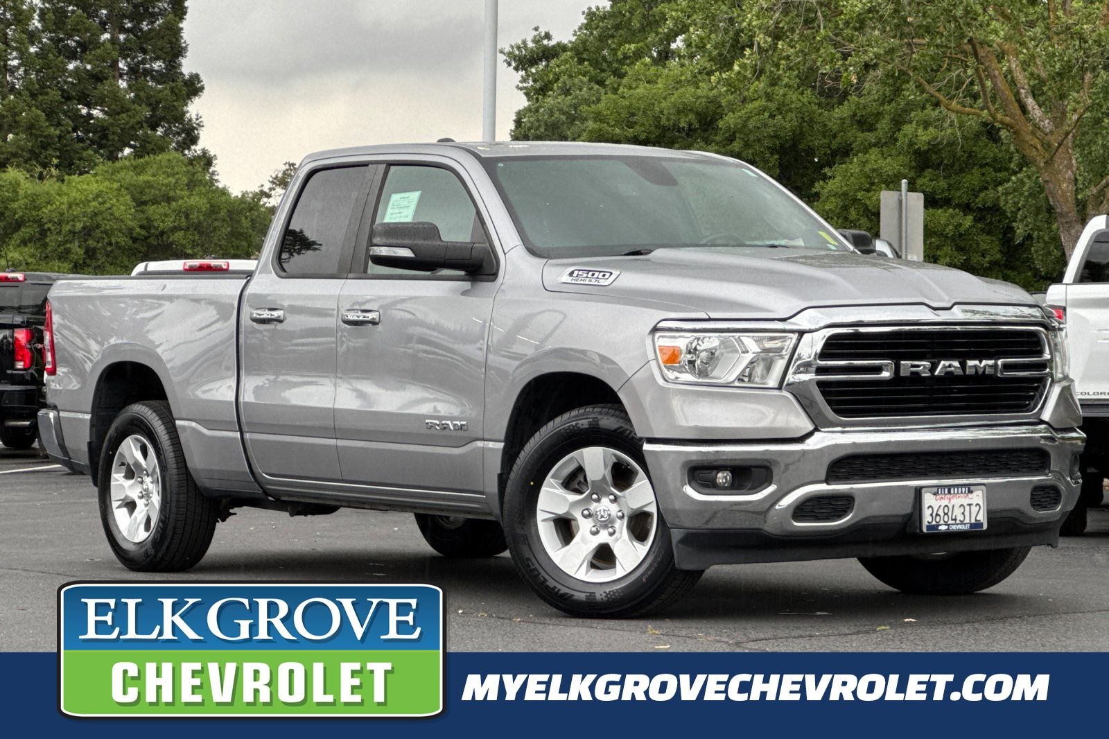 Billet Silver Metallic Clearcoat 2019 RAM 1500 Big Horn Quad Cab RWD Pickup Truck 4X2 8-Speed Automatic