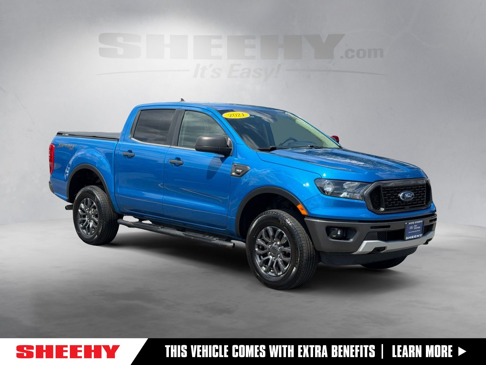 Shadow Black 2021 Ford Ranger Pickup Truck Four-Wheel Drive Automatic