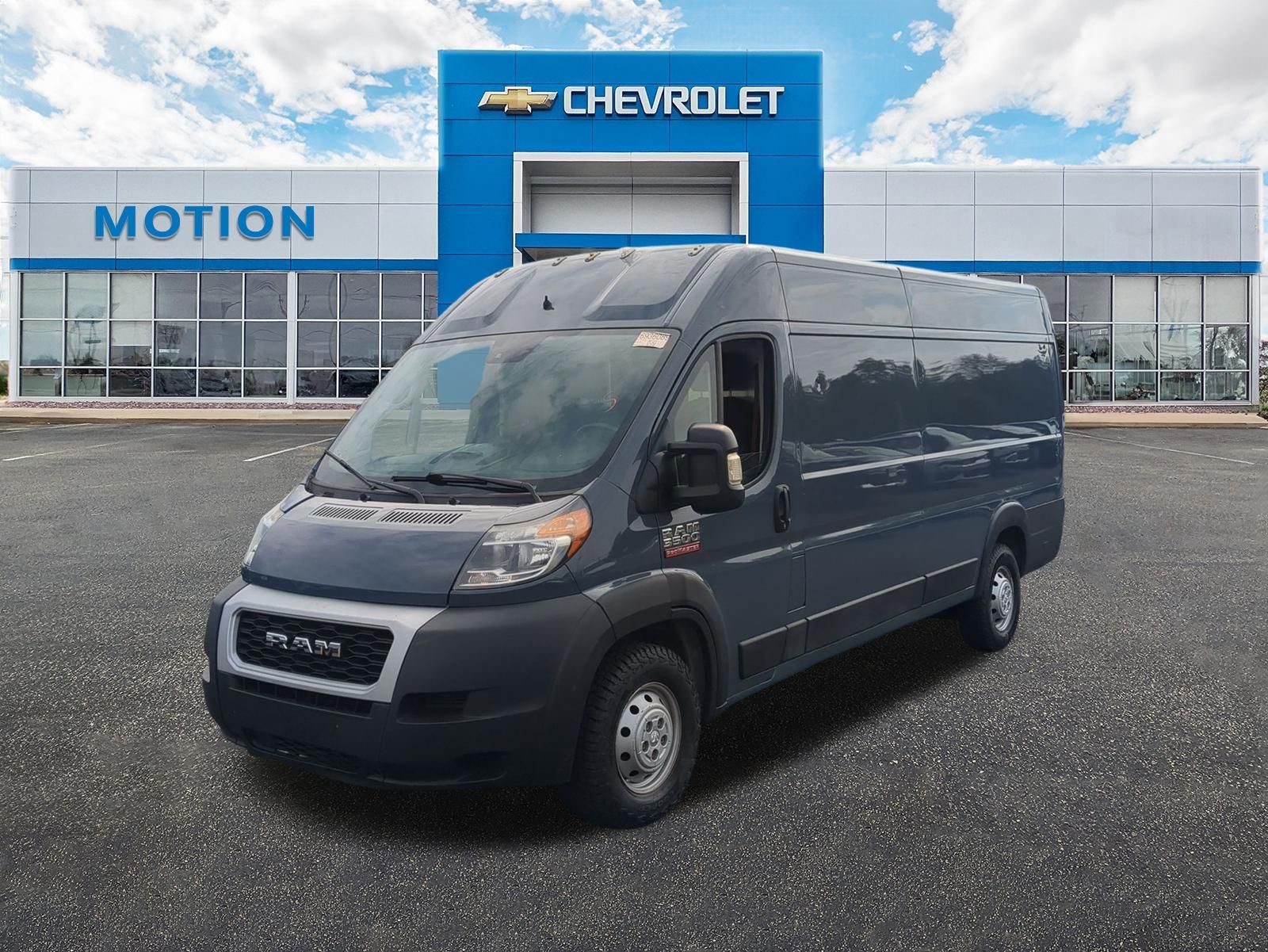 Blue 2021 RAM ProMaster Van Front-Wheel Drive 6-Speed Automatic