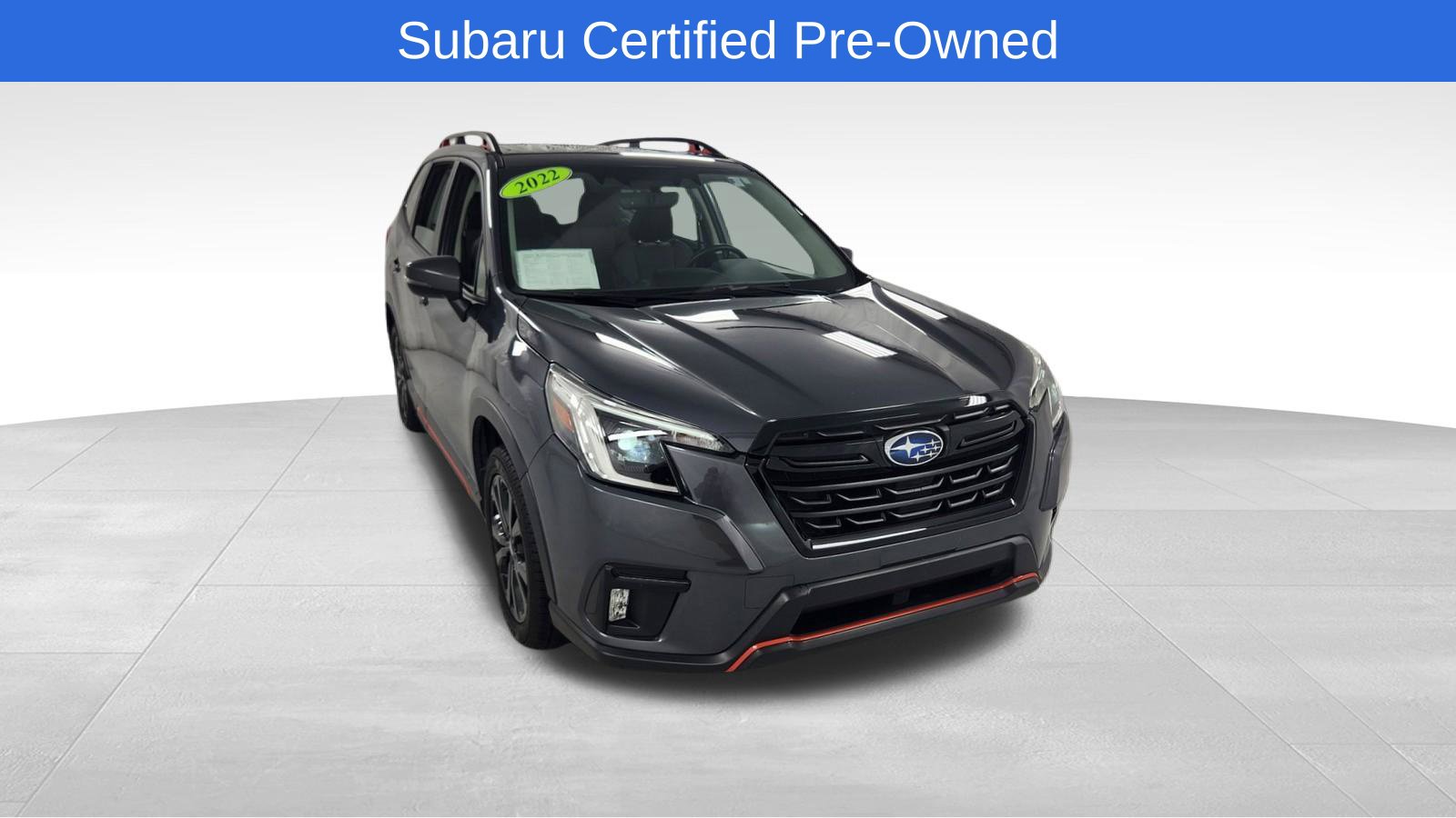 Magnetite Gray Metallic 2022 Subaru Forester SUV / Crossover All-Wheel Drive Continuously Variable Transmission