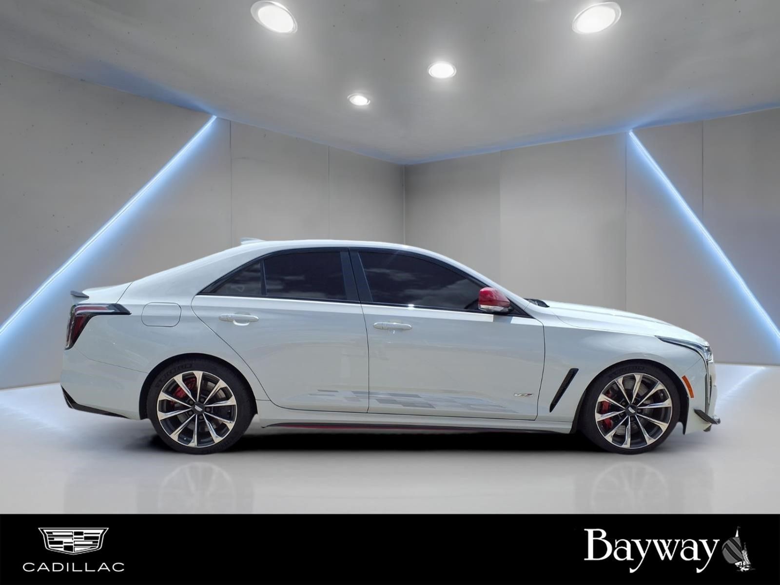 2023 Cadillac CT4 V-Series White at DeMontrond Automotive Group