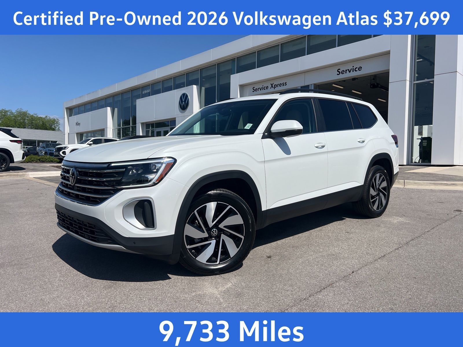 Opal White Pearl 2026 Volkswagen Atlas SUV / Crossover Front-Wheel Drive 8-Speed Automatic