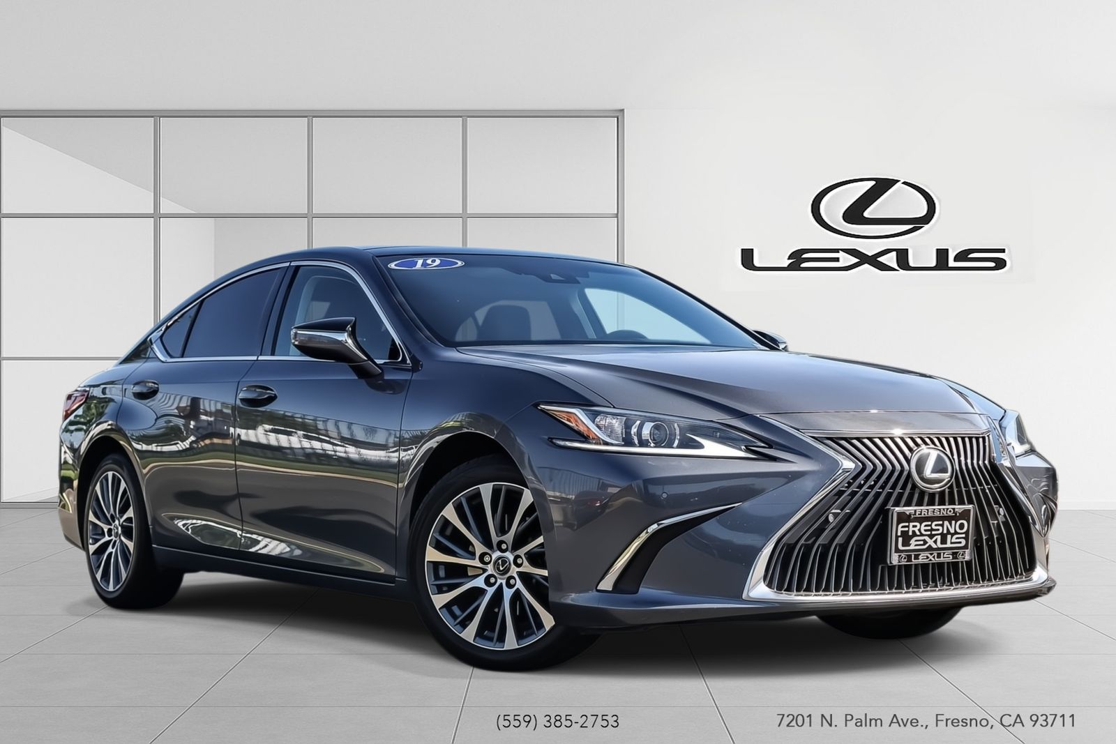 Gray Pearl 2019 Lexus ES Sedan Front-Wheel Drive 8-Speed Automatic