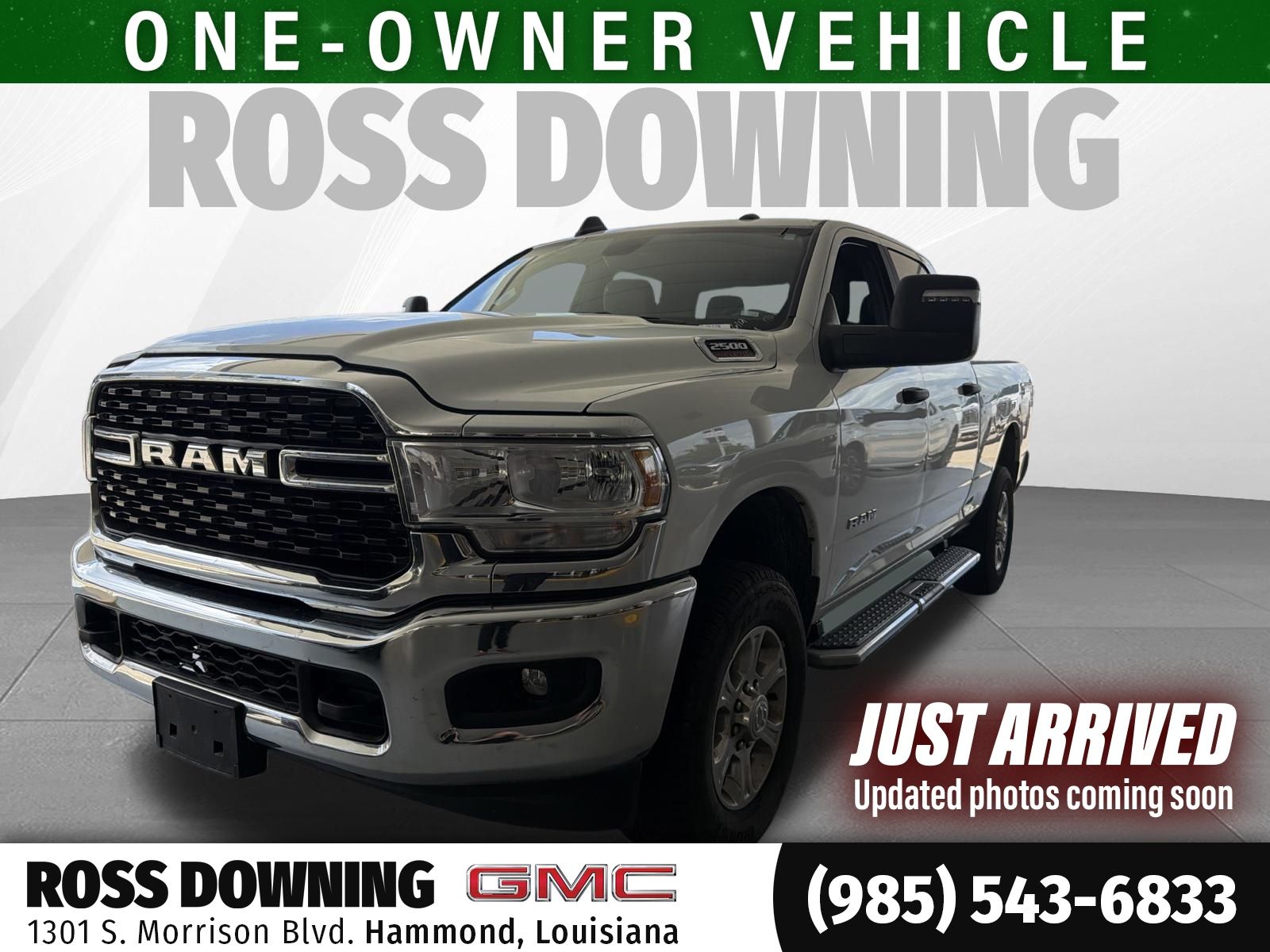 Bright White Clearcoat 2024 RAM 2500 Pickup Truck Four-Wheel Drive 8-Speed Automatic