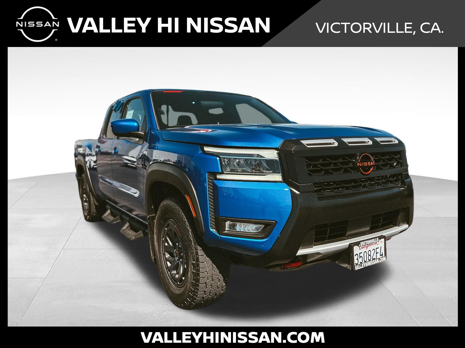 Bluestone Pearl 2025 Nissan Frontier PRO-4X Crew Cab LB 4WD Pickup Truck Four-Wheel Drive 9-Speed Automatic Overdrive