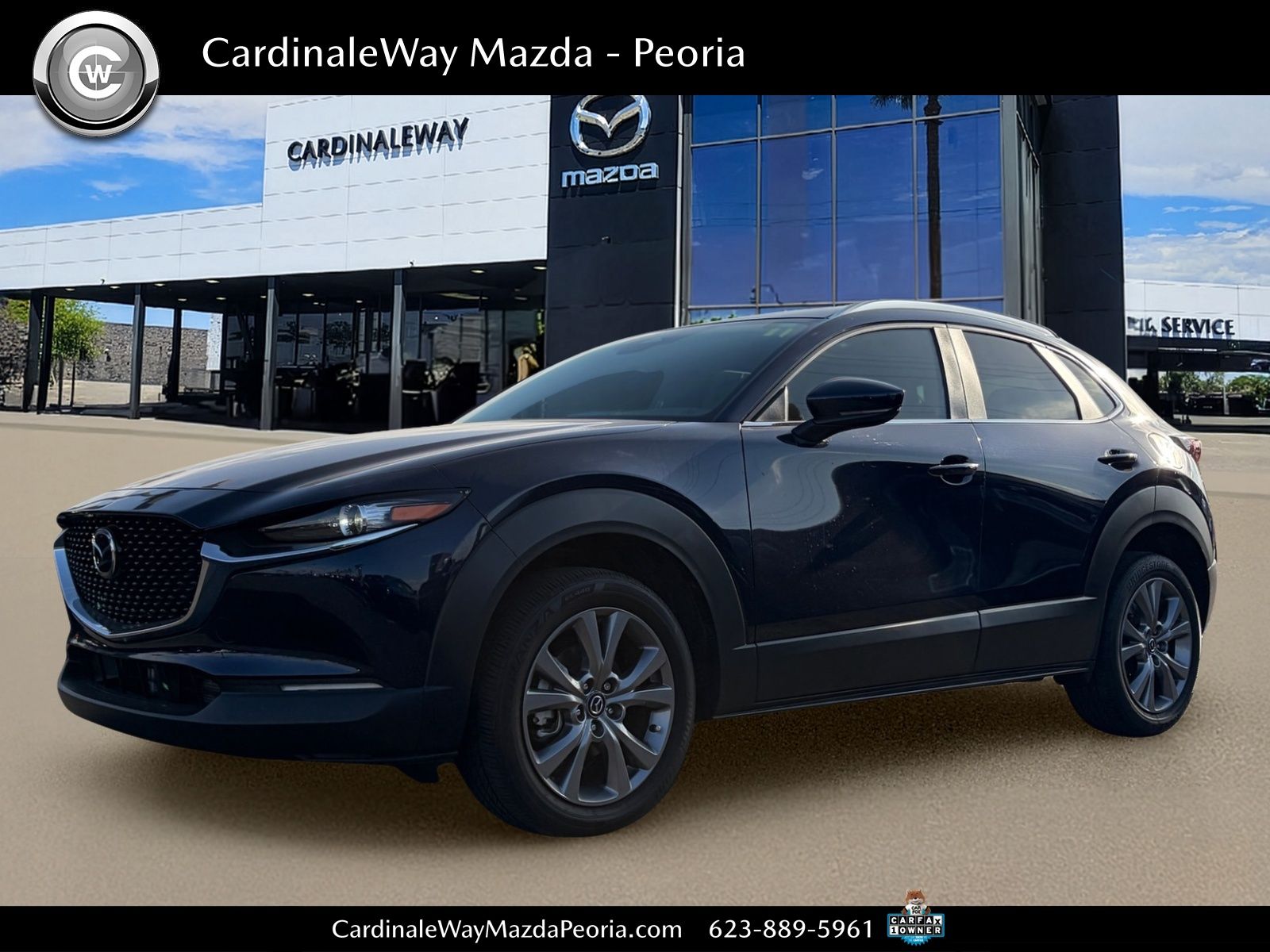 Deep Crystal Blue Mica 2025 Mazda CX-30 SUV / Crossover All-Wheel Drive 6-Speed Automatic