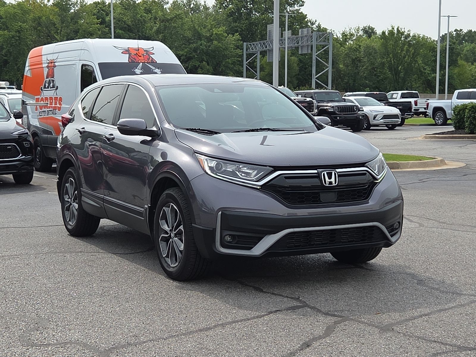 Gray (Modern Steel Metallic) 2022 Honda CR-V SUV / Crossover All-Wheel Drive Continuously Variable Transmission