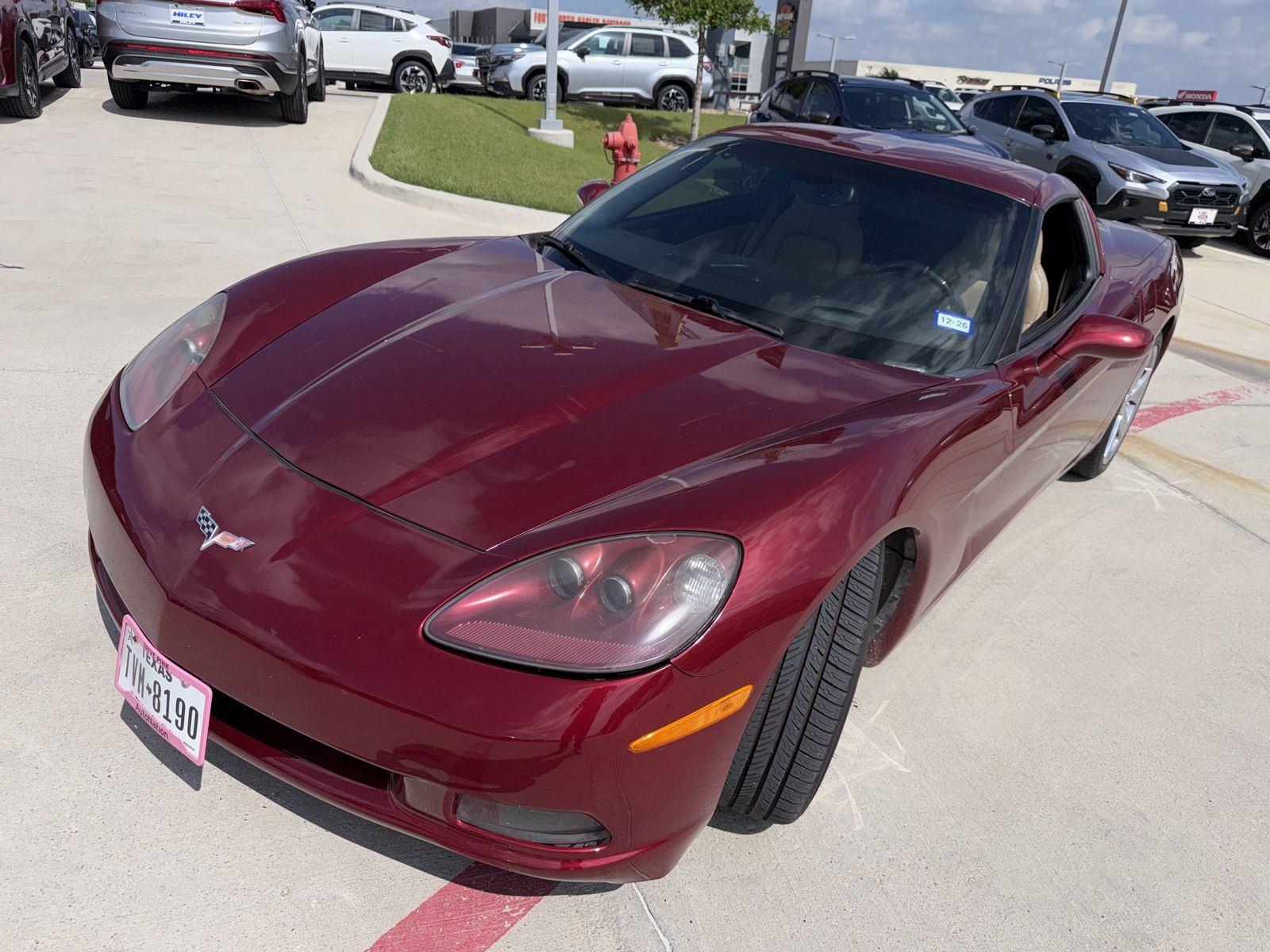 Monterey Red Metallic Tintcoat 2007 Chevrolet Corvette Coupe RWD Coupe Rear-Wheel Drive 6-Speed Automatic
