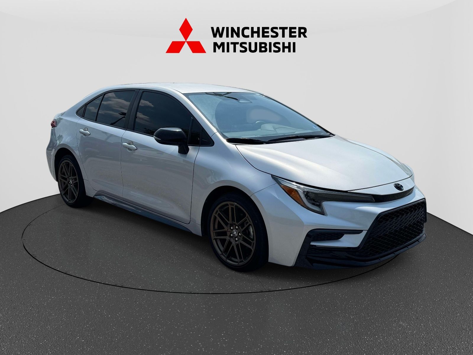 Classic Silver Metallic 2024 Toyota Corolla Hybrid Sedan Front-Wheel Drive Continuously Variable Transmission