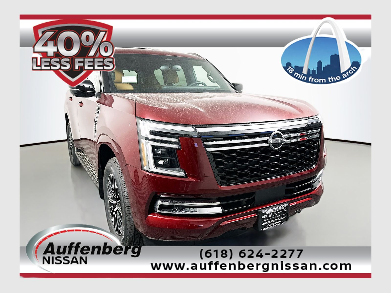 Coulis Red Pearl 2026 Nissan Armada SUV / Crossover Four-Wheel Drive 9-Speed Automatic