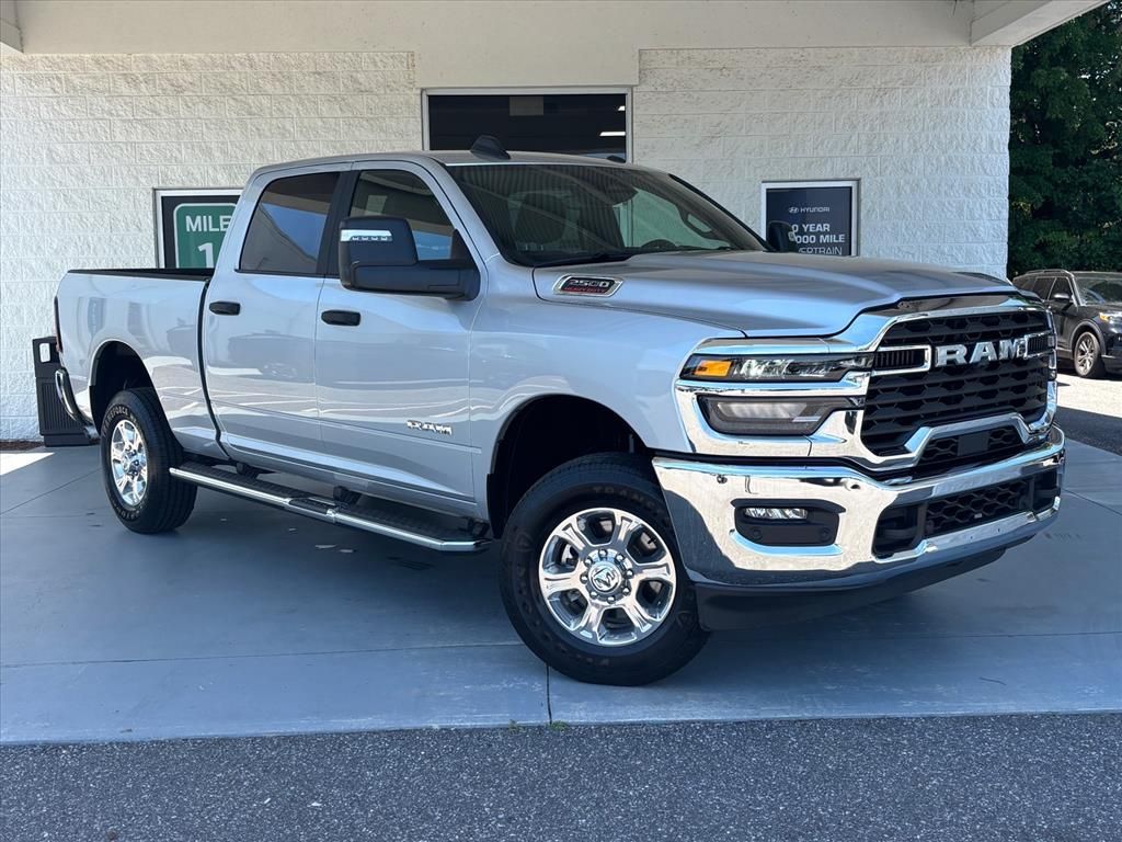 Silver 2026 RAM 2500 Big Horn Crew Cab 4WD Pickup Truck Four-Wheel Drive 8-Speed Automatic