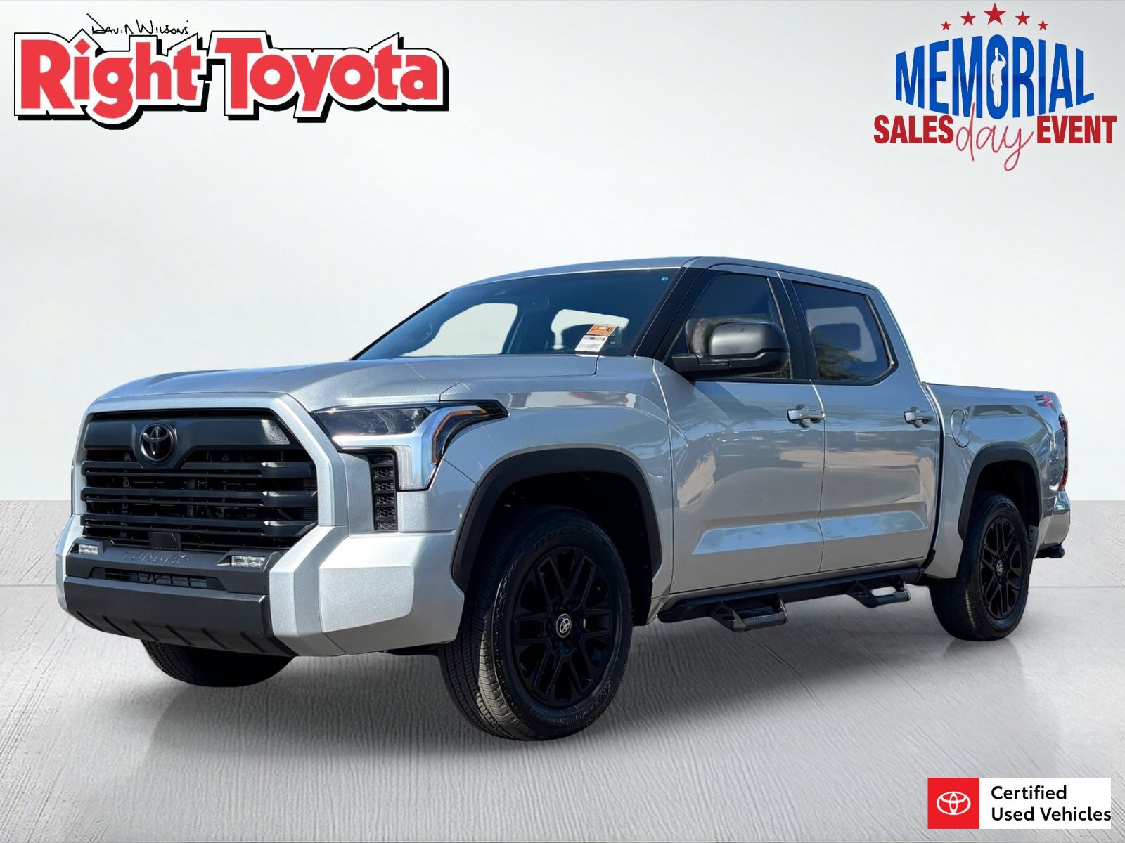Celestial Silver Metallic 2026 Toyota Tundra SR5 CrewMax Cab RWD Pickup Truck 4X2 Automatic