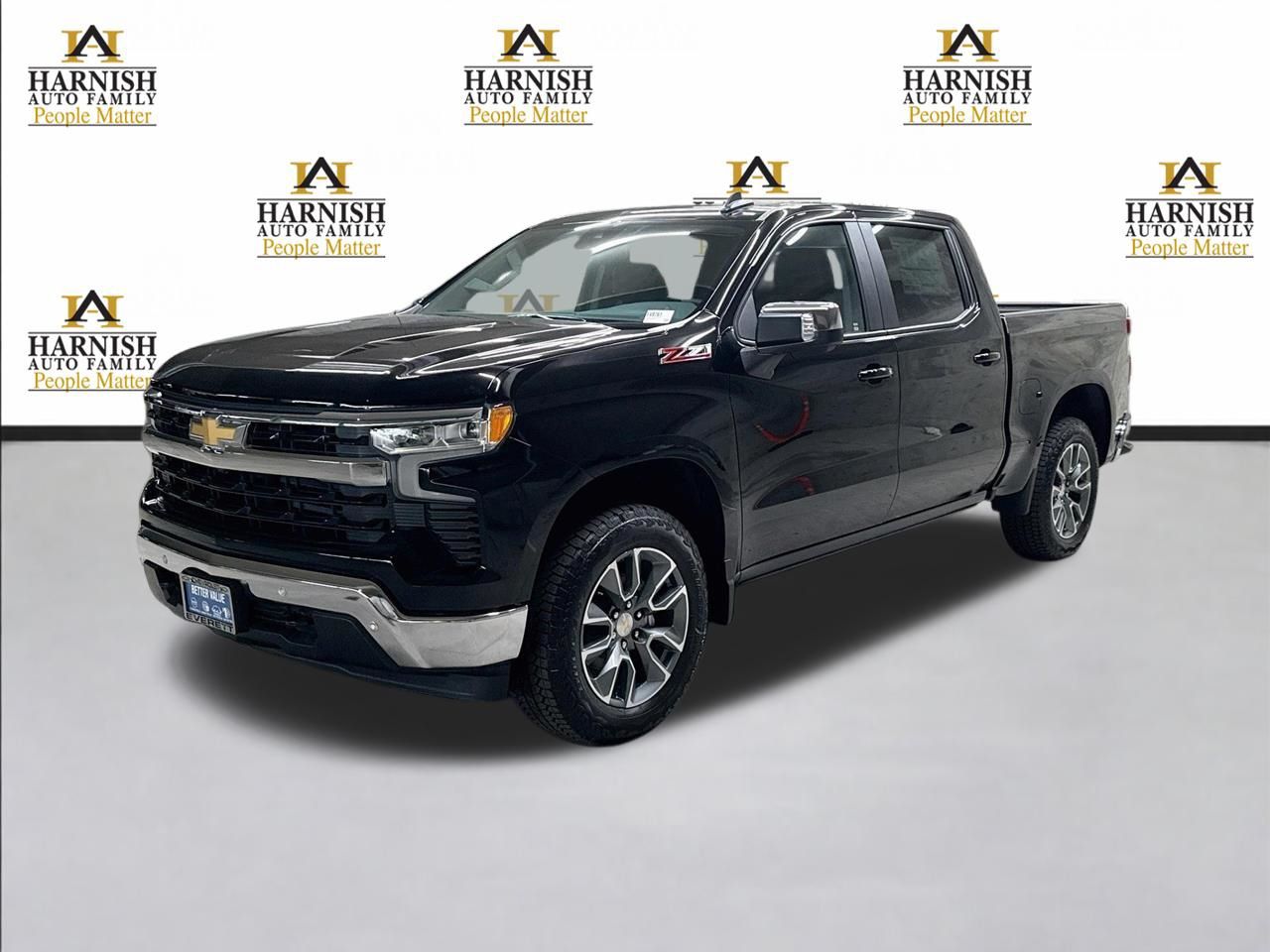 Black 2026 Chevrolet Silverado 1500 Pickup Truck Four-Wheel Drive Automatic