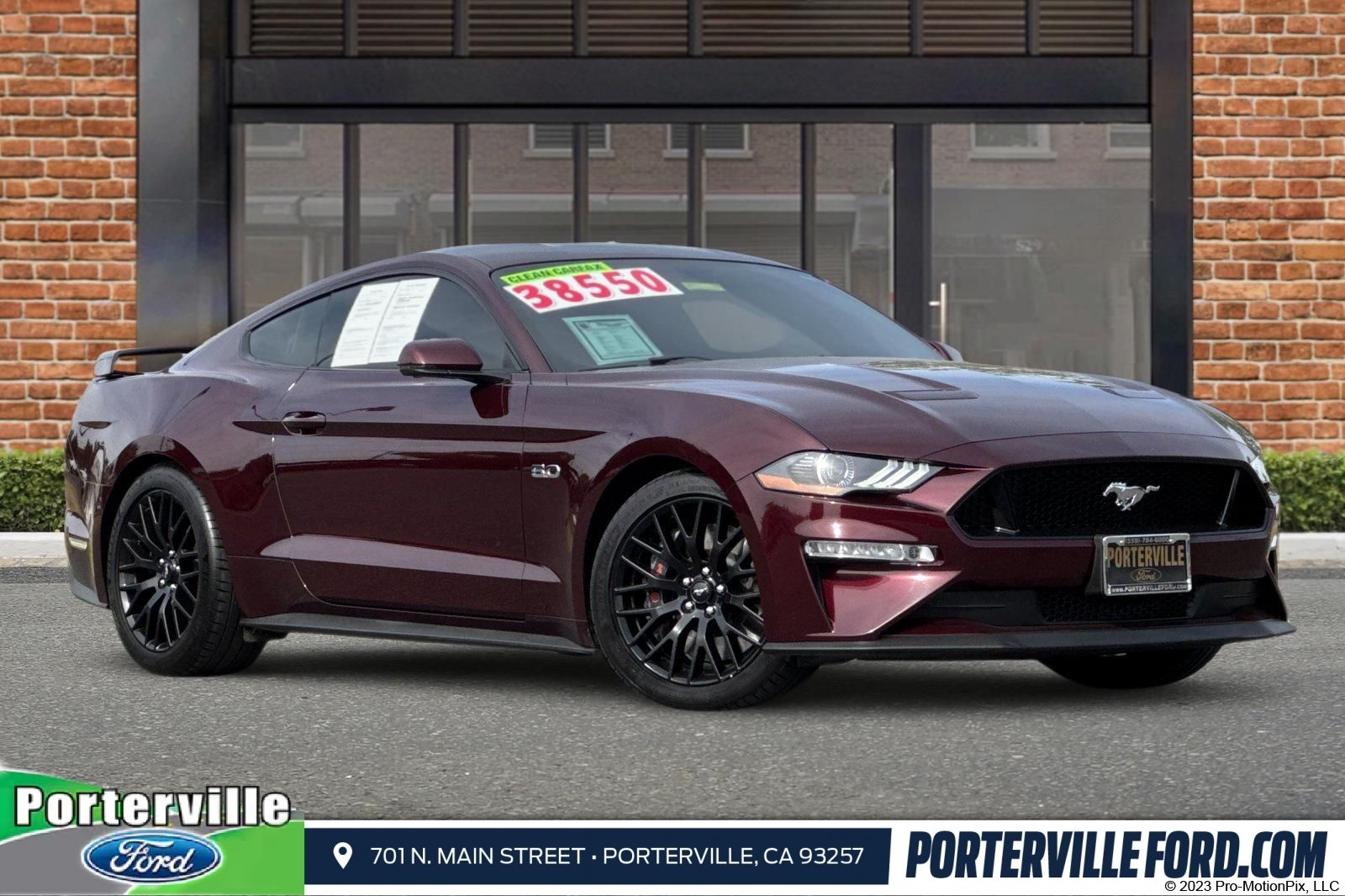 Red (Crimson) 2018 Ford Mustang GT Premium Coupe RWD Coupe Rear-Wheel Drive Automatic