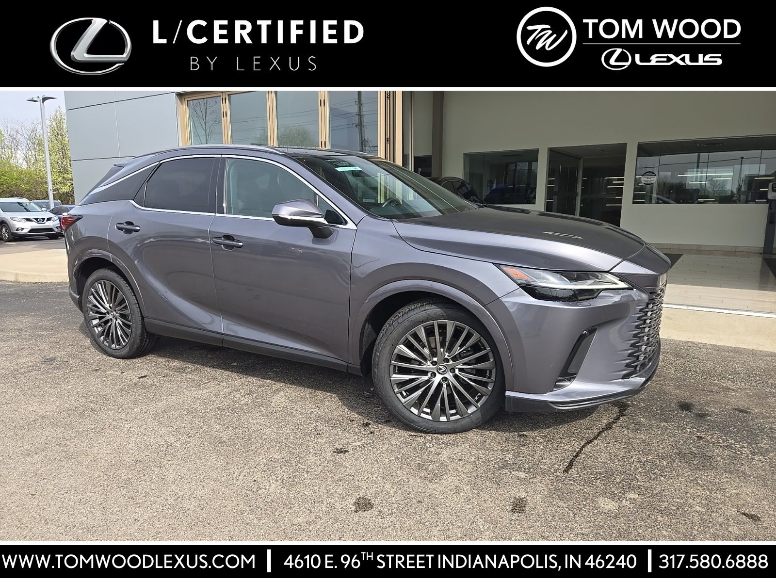 Nebula Gray Pearl 2023 Lexus RX Hybrid 350h Luxury AWD SUV / Crossover All-Wheel Drive Continuously Variable Transmission