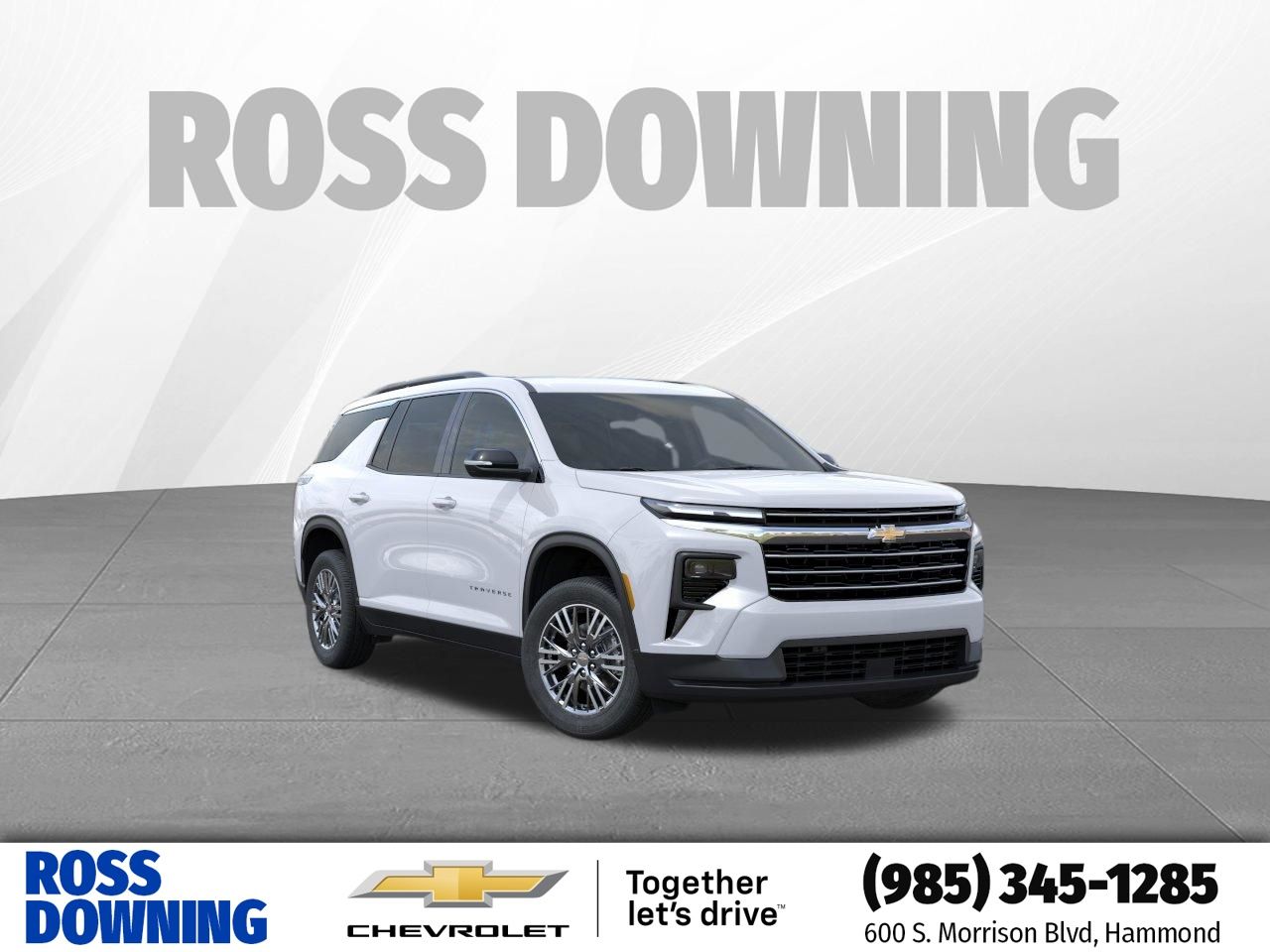 Polar White Tricoat 2026 Chevrolet Traverse LT FWD SUV / Crossover Front-Wheel Drive 8-Speed Automatic