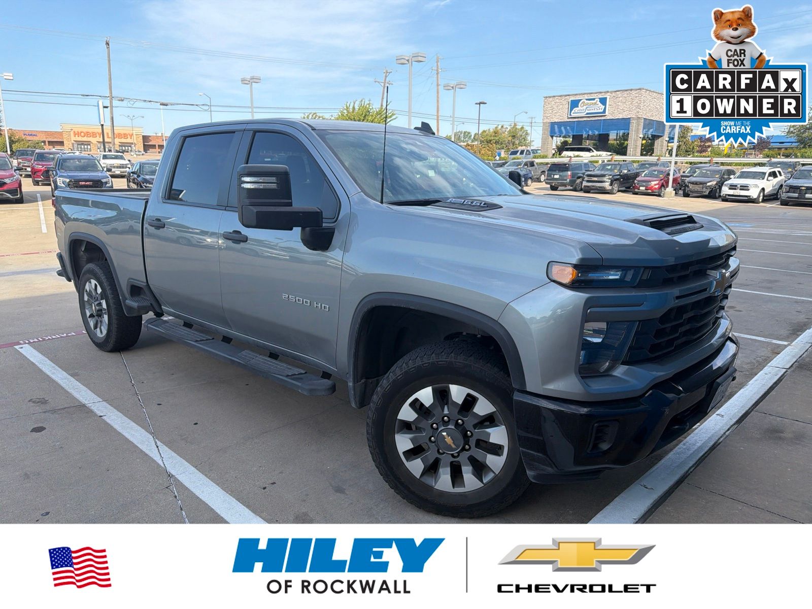 Sterling Gray Metallic 2024 Chevrolet Silverado 2500HD Pickup Truck 4X2 Automatic