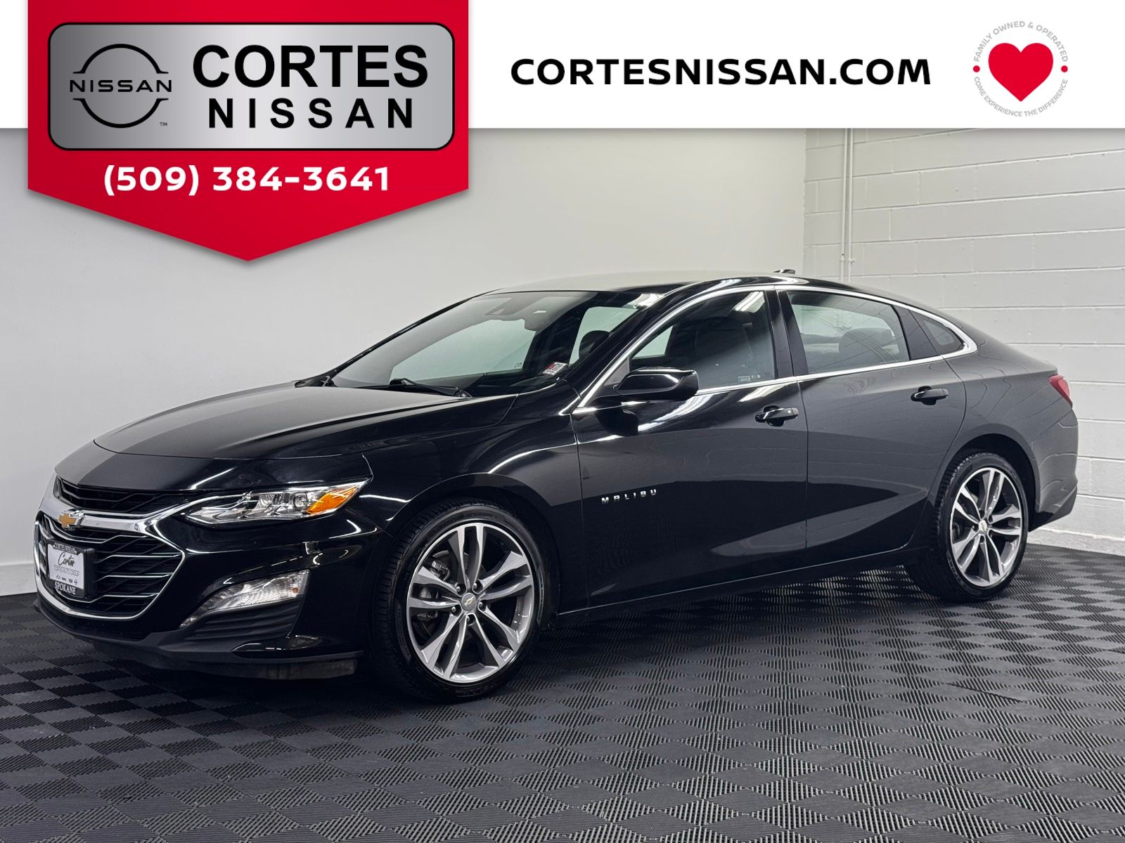 Mosaic Black Metallic 2024 Chevrolet Malibu Sedan Front-Wheel Drive Continuously Variable Transmission