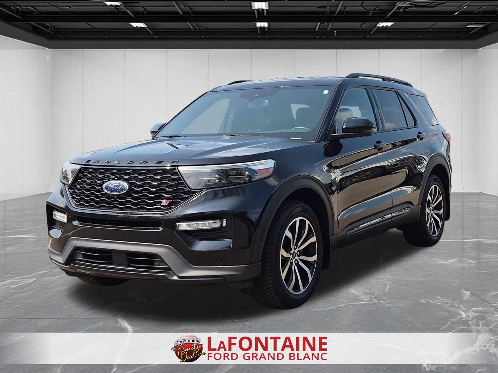 Black Metallic 2020 Ford Explorer SUV / Crossover All-Wheel Drive Automatic