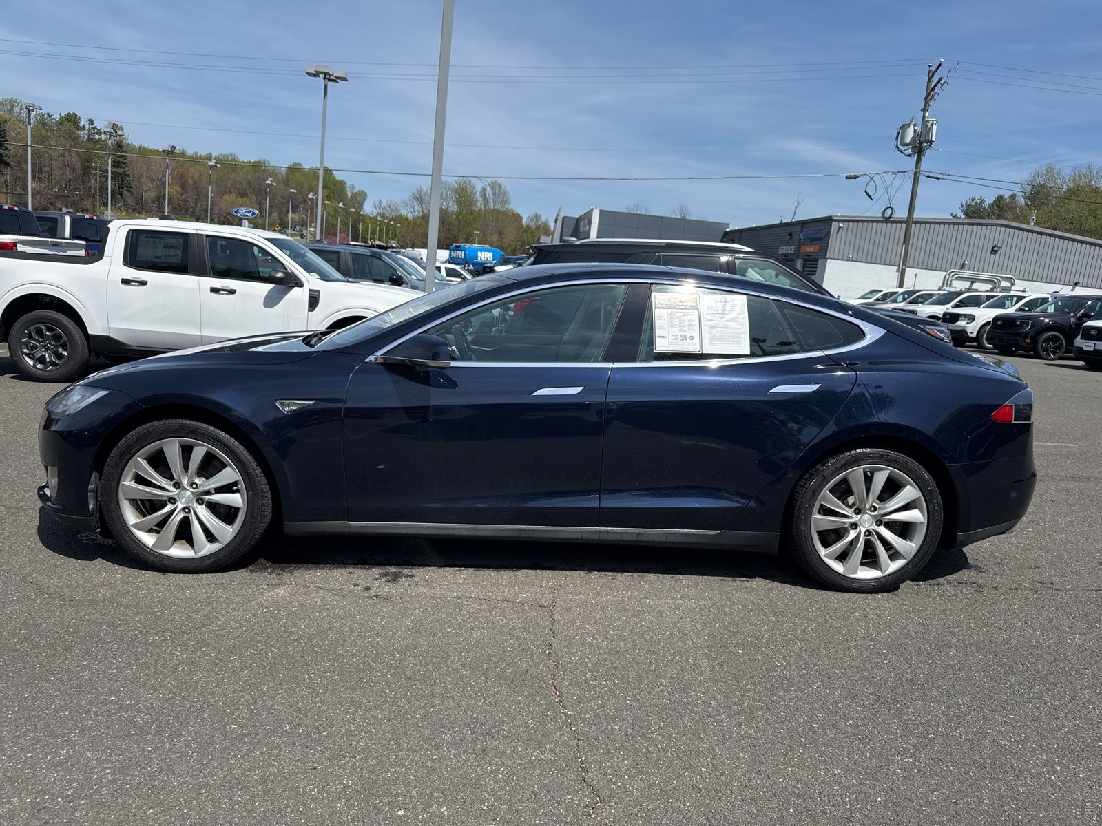 Used 2013 Blue Metallic Tesla Performance image 10