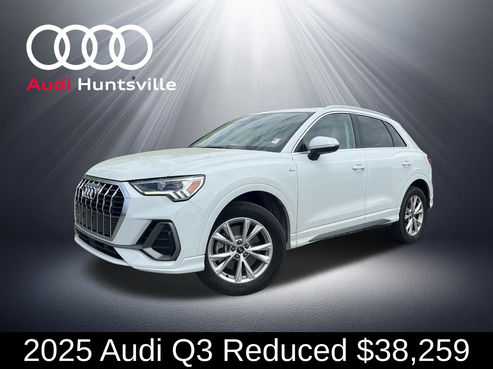 Glacier White Metallic 2025 Audi Q3 quattro Premium Plus S Line 45 TFSI SUV / Crossover All-Wheel Drive 8-Speed Automatic